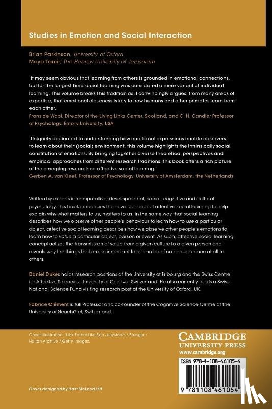  - Foundations of Affective Social Learning