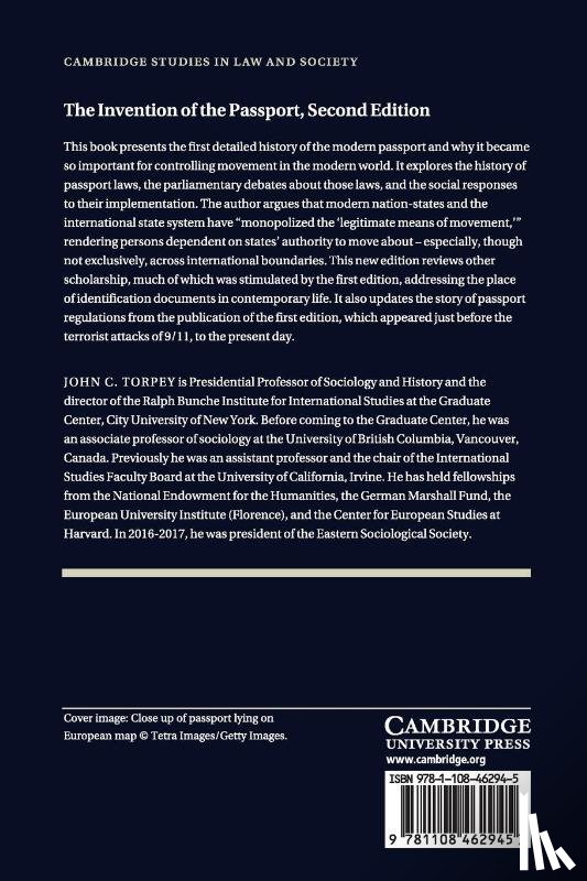 Torpey, John C. - The Invention of the Passport