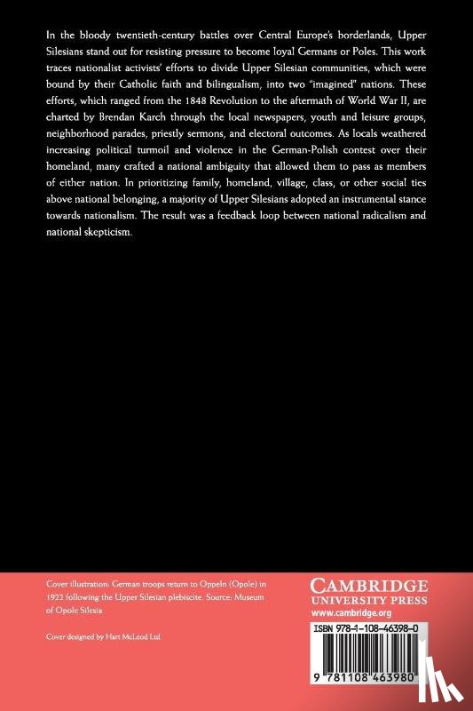 Karch, Brendan (Louisiana State University) - Nation and Loyalty in a German-Polish Borderland