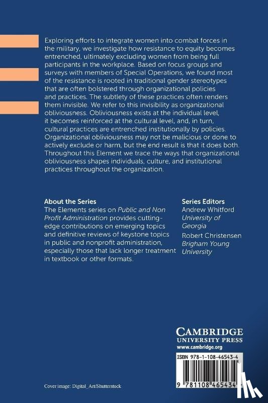 Doan, Alesha (University of Kansas), Portillo, Shannon (University of Kansas) - Organizational Obliviousness