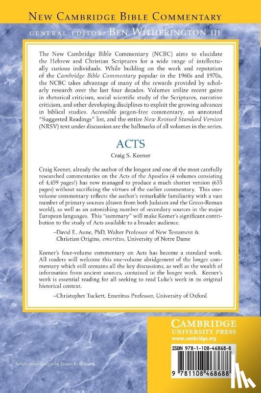Keener, Craig S. (Asbury Theological Seminary - Acts