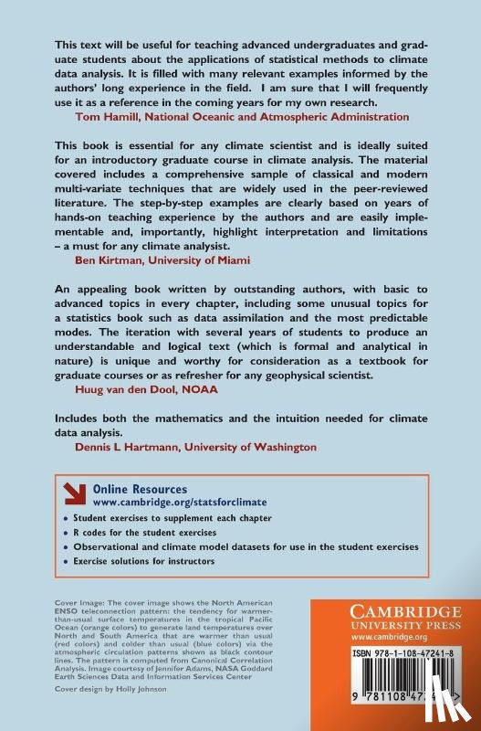 DelSole, Timothy (George Mason University, Tippett, Michael (Columbia University - Statistical Methods for Climate Scientists