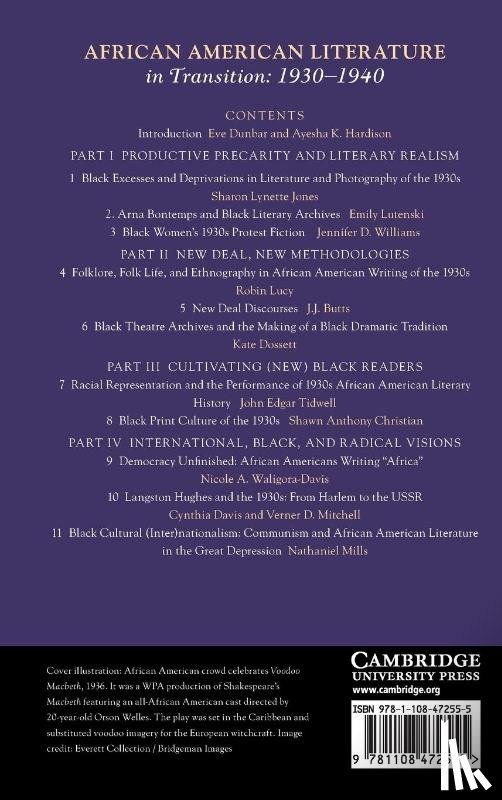  - African American Literature in Transition, 1930–1940: Volume 10