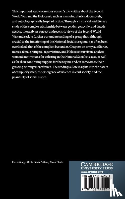 Krimmer, Elisabeth (University of California - German Women's Life Writing and the Holocaust