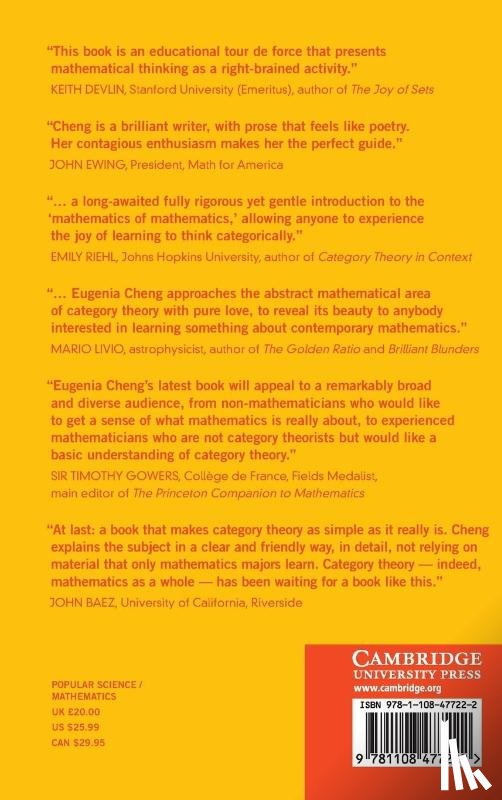 Cheng, Eugenia (School of the Art Institute of Chicago) - The Joy of Abstraction