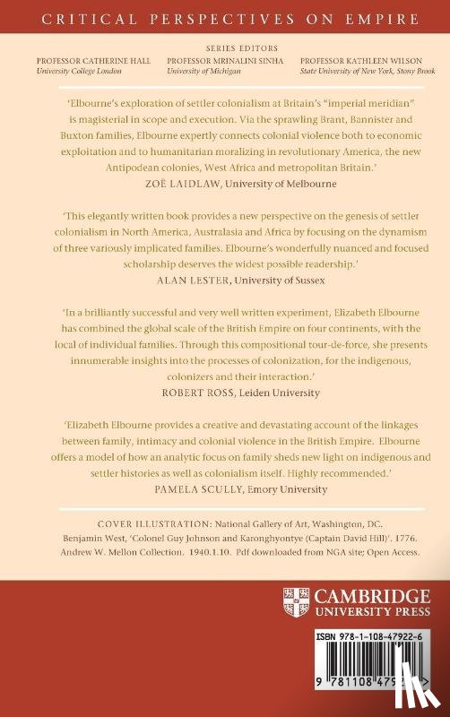 Elbourne, Elizabeth (McGill University - Empire, Kinship and Violence
