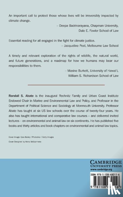 Abate, Randall S. (Monmouth University - Climate Change and the Voiceless