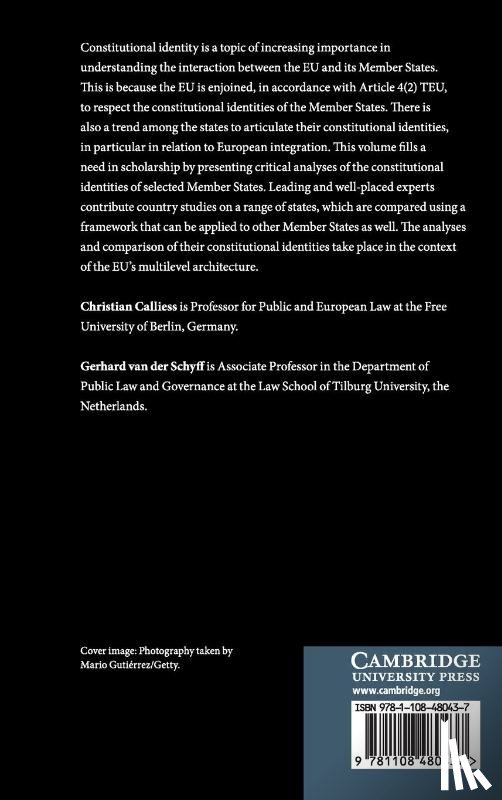  - Constitutional Identity in a Europe of Multilevel Constitutionalism