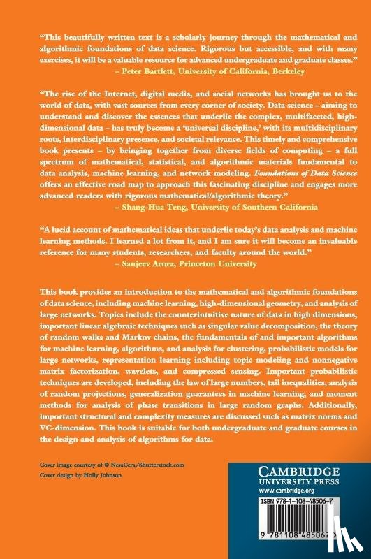 Blum, Avrim, Hopcroft, John (Cornell University, Kannan, Ravindran - Foundations of Data Science