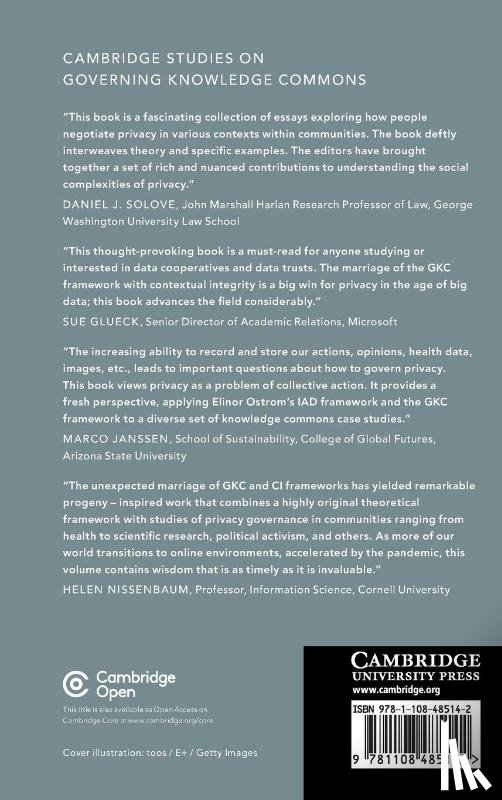  - Governing Privacy in Knowledge Commons