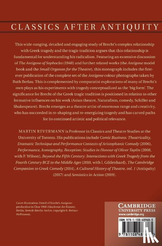 Revermann, Martin (University of Toronto) - Brecht and Tragedy