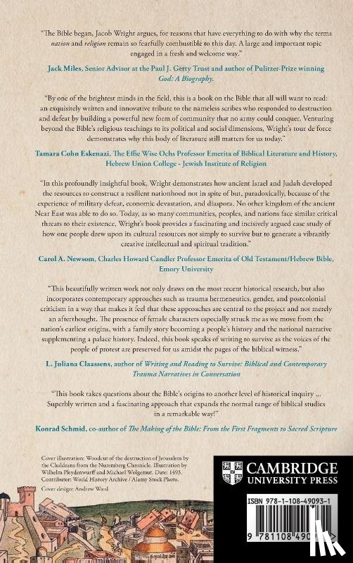 Wright, Jacob L. (Emory University - Why the Bible Began