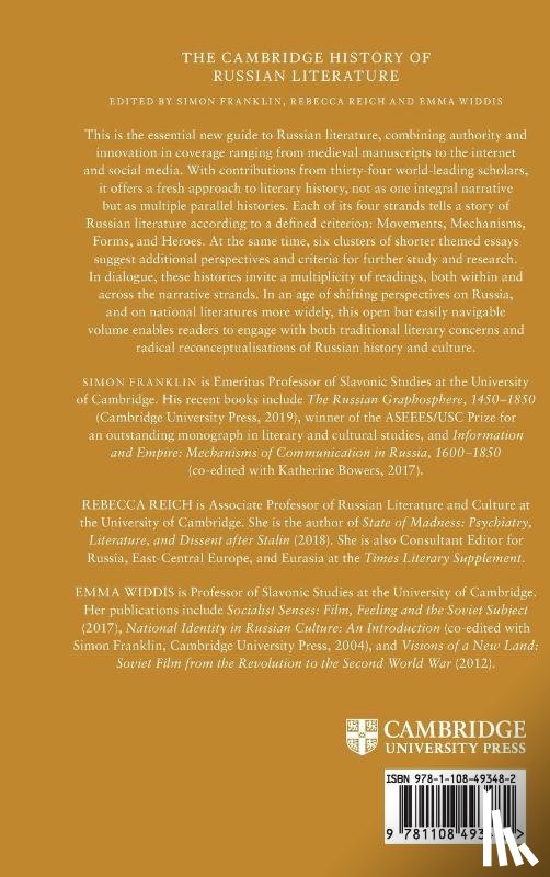  - The New Cambridge History of Russian Literature