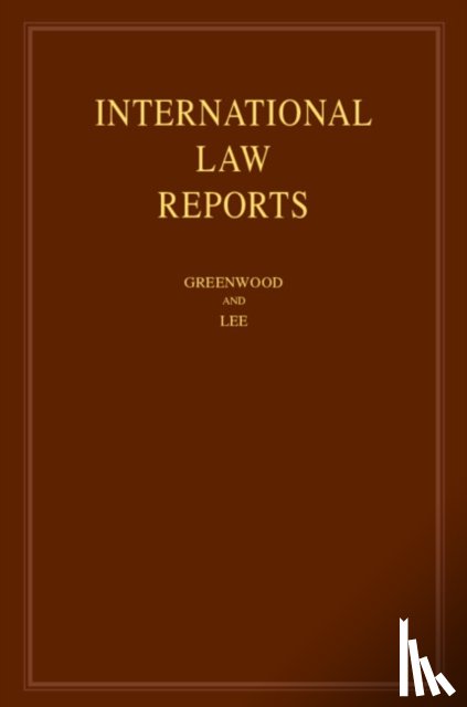  - International Law Reports: Volume 191