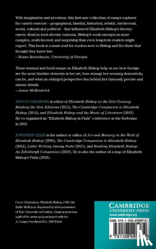  - Elizabeth Bishop in Context