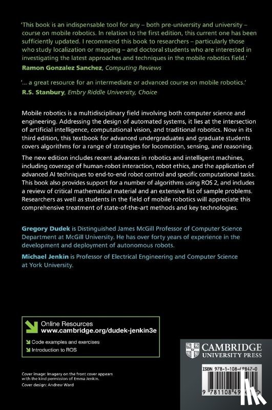 Dudek, Gregory (McGill University, Jenkin, Michael (York University - Computational Principles of Mobile Robotics