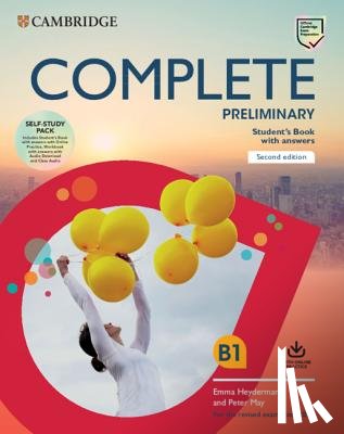 May, Peter, Heyderman, Emma - Complete Preliminary Self Study Pack (Sb W Answers W Online Practice and WB W Answers W Audio Download and Class Audio)