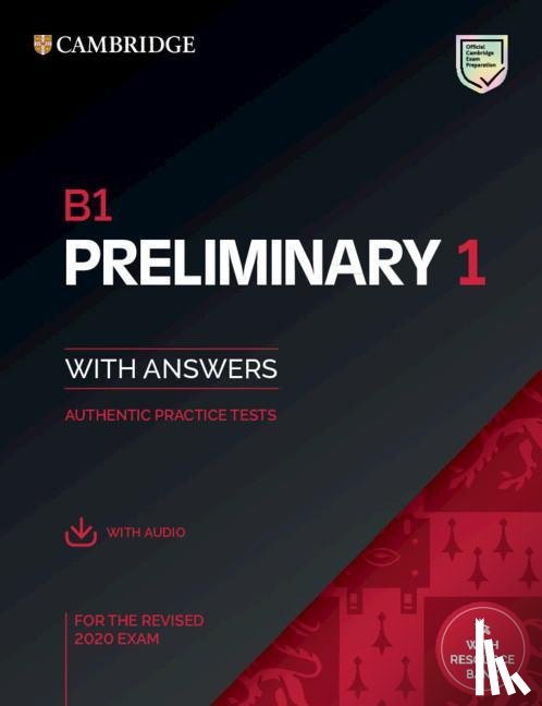 Cambridge University Press - B1 Preliminary 1 for the Revised 2020 Exam Student's Book wi