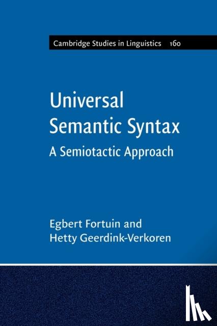 Fortuin, Egbert (Universiteit Leiden), Geerdink-Verkoren, Hetty (Universiteit Leiden) - Universal Semantic Syntax