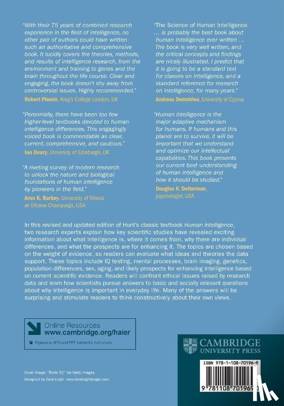 Haier, Richard J. (University of California, Colom, Roberto (Universidad Autonoma de Madrid), Hunt, Earl (University of Washington) - The Science of Human Intelligence
