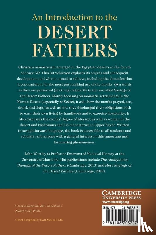 Wortley, John (University of Manitoba - An Introduction to the Desert Fathers