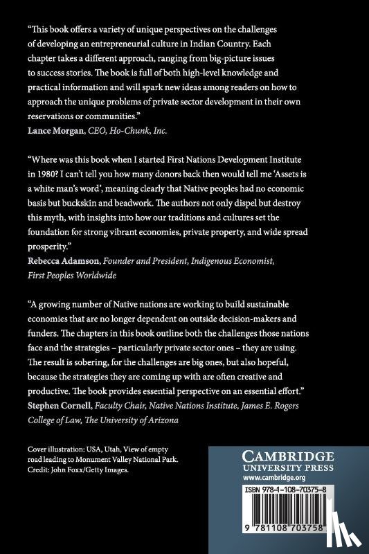  - Creating Private Sector Economies in Native America