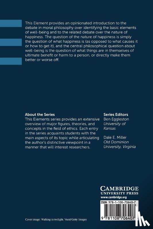 Heathwood, Chris (University of Colorado Boulder) - Happiness and Well-Being