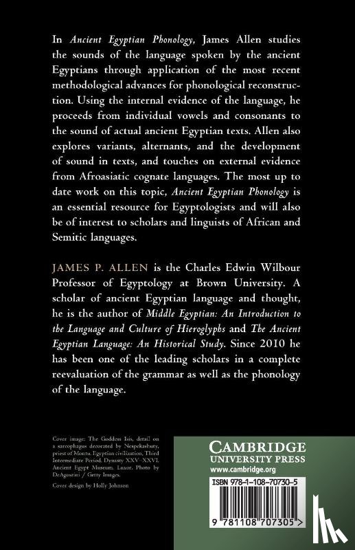 Allen, James P. (Brown University - Ancient Egyptian Phonology