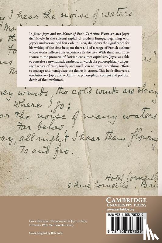 Flynn, Catherine (University of California - James Joyce and the Matter of Paris