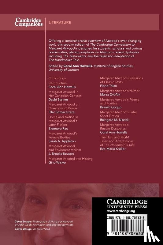  - The Cambridge Companion to Margaret Atwood