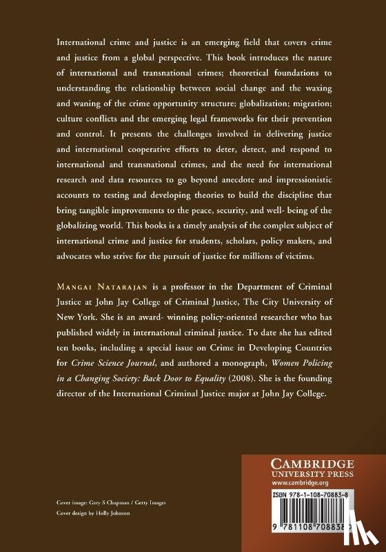  - International and Transnational Crime and Justice
