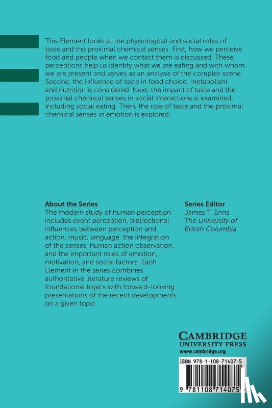 Breslin, Paul A. S. (Rutgers University - Chemical Senses in Feeding, Belonging, and Surviving