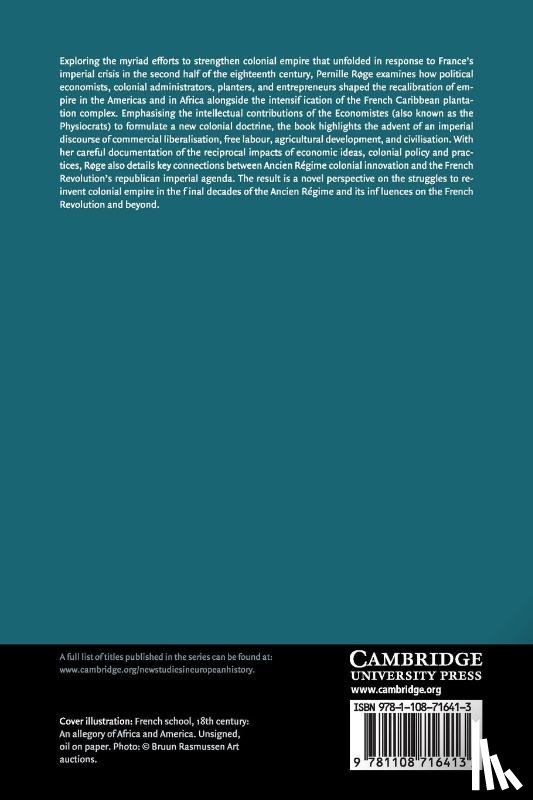 Røge, Pernille (University of Pittsburgh) - Economistes and the Reinvention of Empire