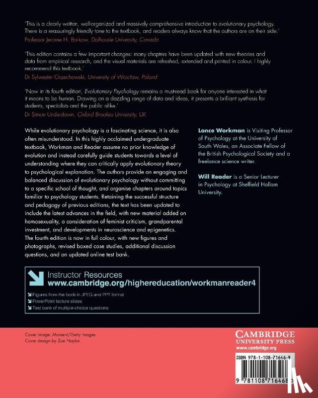 Workman, Lance (University of South Wales), Reader, Will (Sheffield Hallam University) - Evolutionary Psychology