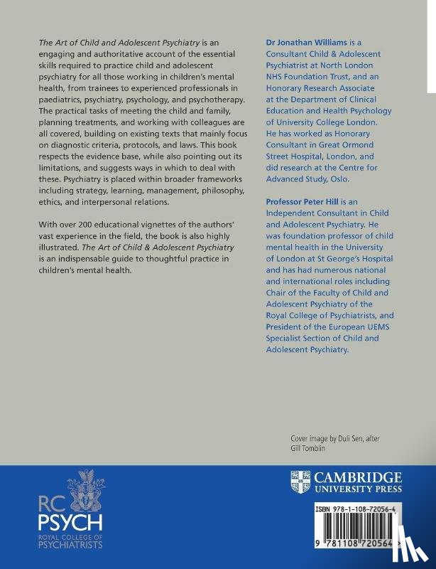 Williams, Jonathan (Barnet CAMHS), Hill, Peter (St George's Hospital Medical School - The Art of Child and Adolescent Psychiatry