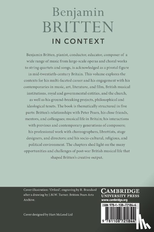  - Benjamin Britten in Context