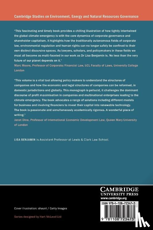 Benjamin, Lisa - Companies and Climate Change