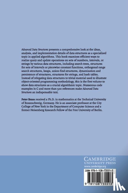 Brass, Peter (City College - Advanced Data Structures