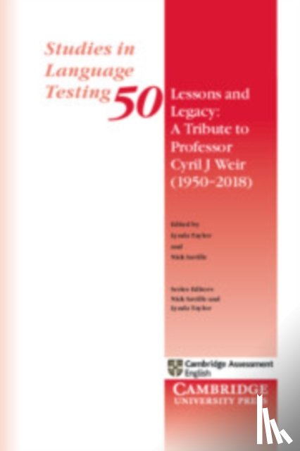  - Lessons and Legacy: A Tribute to Professor Cyril J Weir (1950–2018)