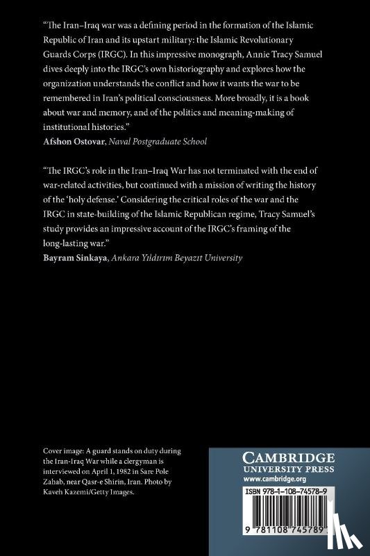 Tracy Samuel, Annie (University of Tennessee - The Unfinished History of the Iran-Iraq War