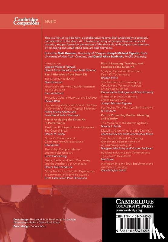  - The Cambridge Companion to the Drum Kit