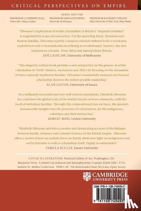 Elbourne, Elizabeth (McGill University - Empire, Kinship and Violence