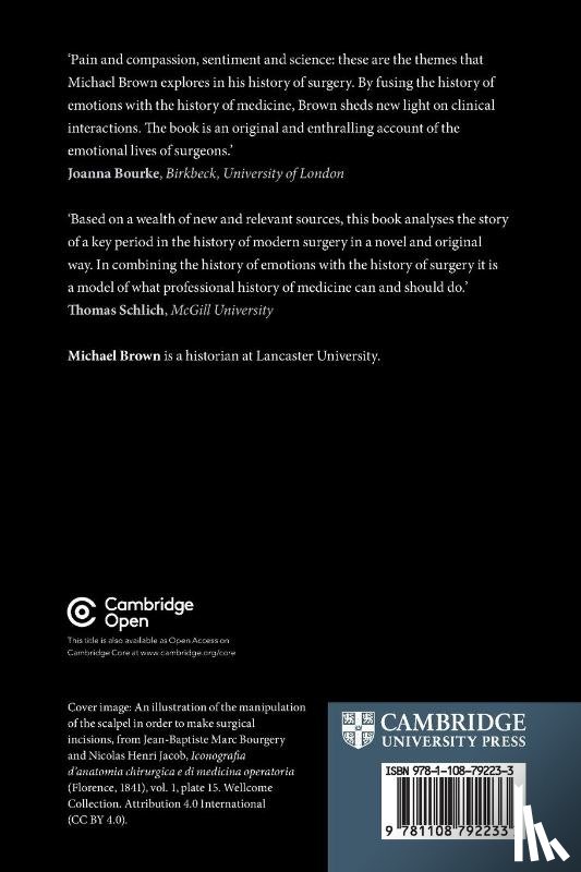 Brown, Michael (Lancaster University) - Emotions and Surgery in Britain, 1793–1912