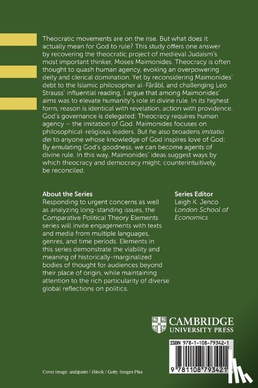 Lesch, Charles H. T. (Hebrew University of Jerusalem) - Maimonides and Jewish Theocracy
