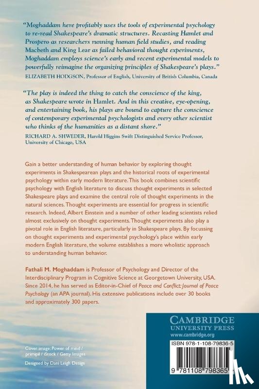 Moghaddam, Fathali M. (Georgetown University - Shakespeare and the Experimental Psychologist