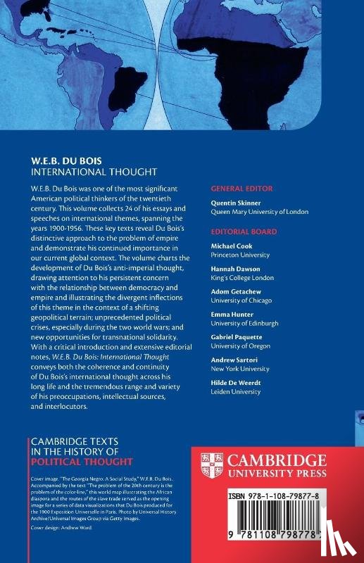 Du Bois, W. E. B. - W. E. B. Du Bois: International Thought