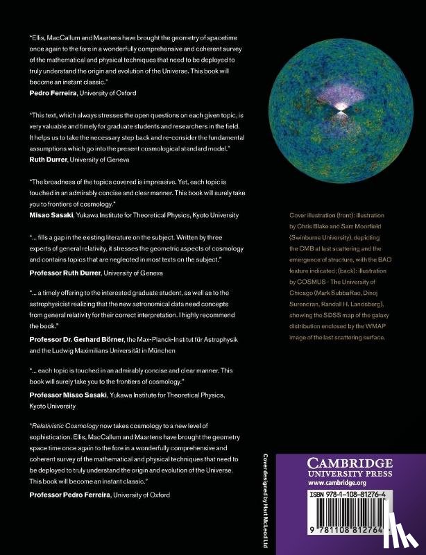 Ellis, George F. R. (University of Cape Town), Maartens, Roy, MacCallum, Malcolm A. H. (University of Bristol) - Relativistic Cosmology