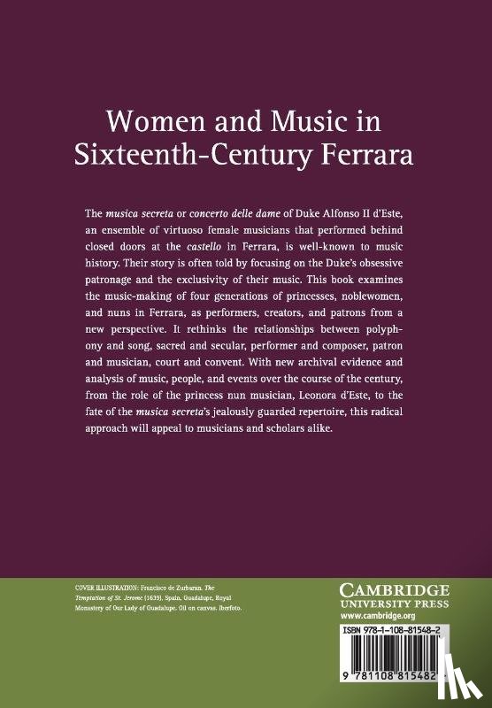 Stras, Laurie (University of Huddersfield) - Women and Music in Sixteenth-Century Ferrara