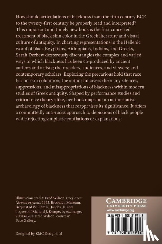 Derbew, Sarah F. (Harvard University - Untangling Blackness in Greek Antiquity