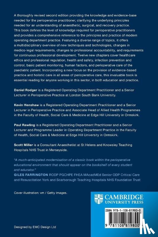  - Fundamentals of Operating Department Practice